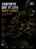 Mizuno Wave Black Gold Premium