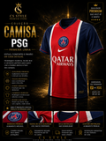 Camisa PSG Primeira Linha Premium | Estilo, Conforto e Acabamento de Alta Qualidade