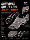 Mizuno Wave Grey Orange Premium