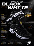 Air Max Plus Black White Premium