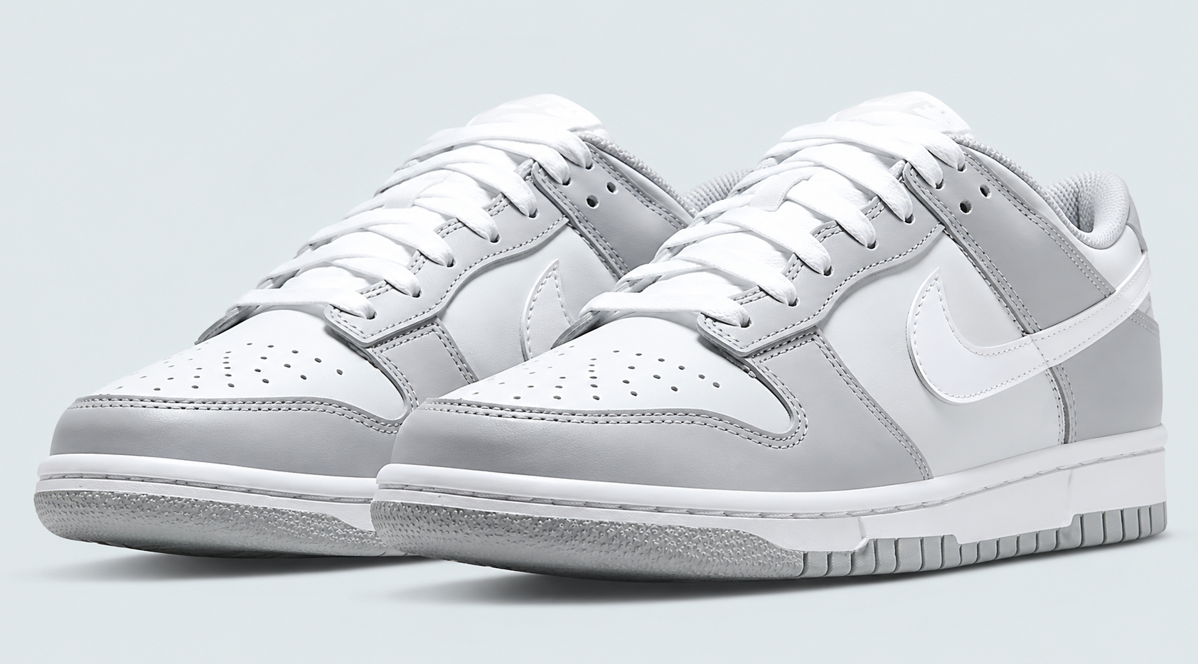 Nike Dunk Low Cinza e Branco Premium | Estilo, Conforto e Exclusividade