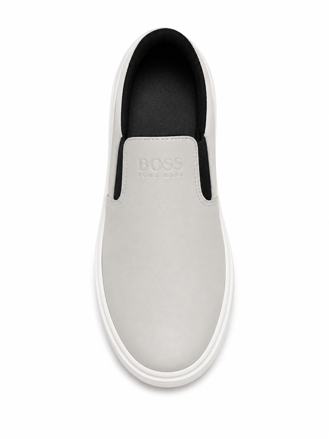 Slip On Boss Premium Branco – Elegância e Conforto | Primeira Linha Premium